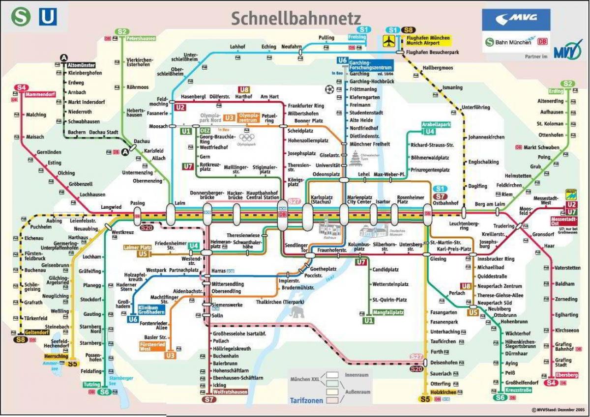 metro map munchen