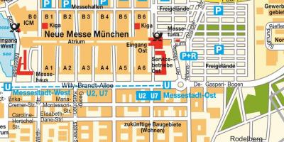 Munich ost train station map