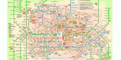 Munich public transit map