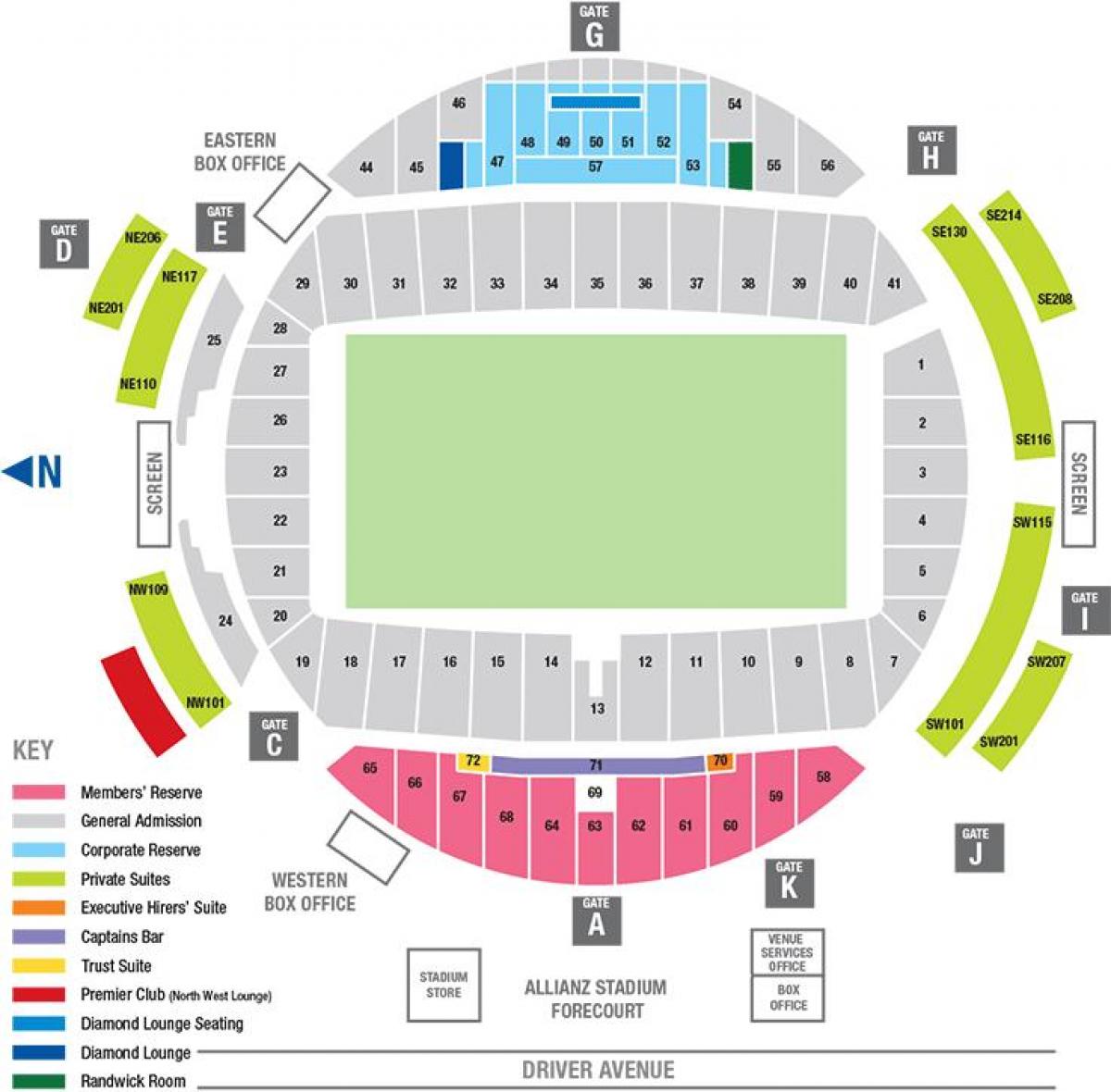 Map of allianz arena seat 