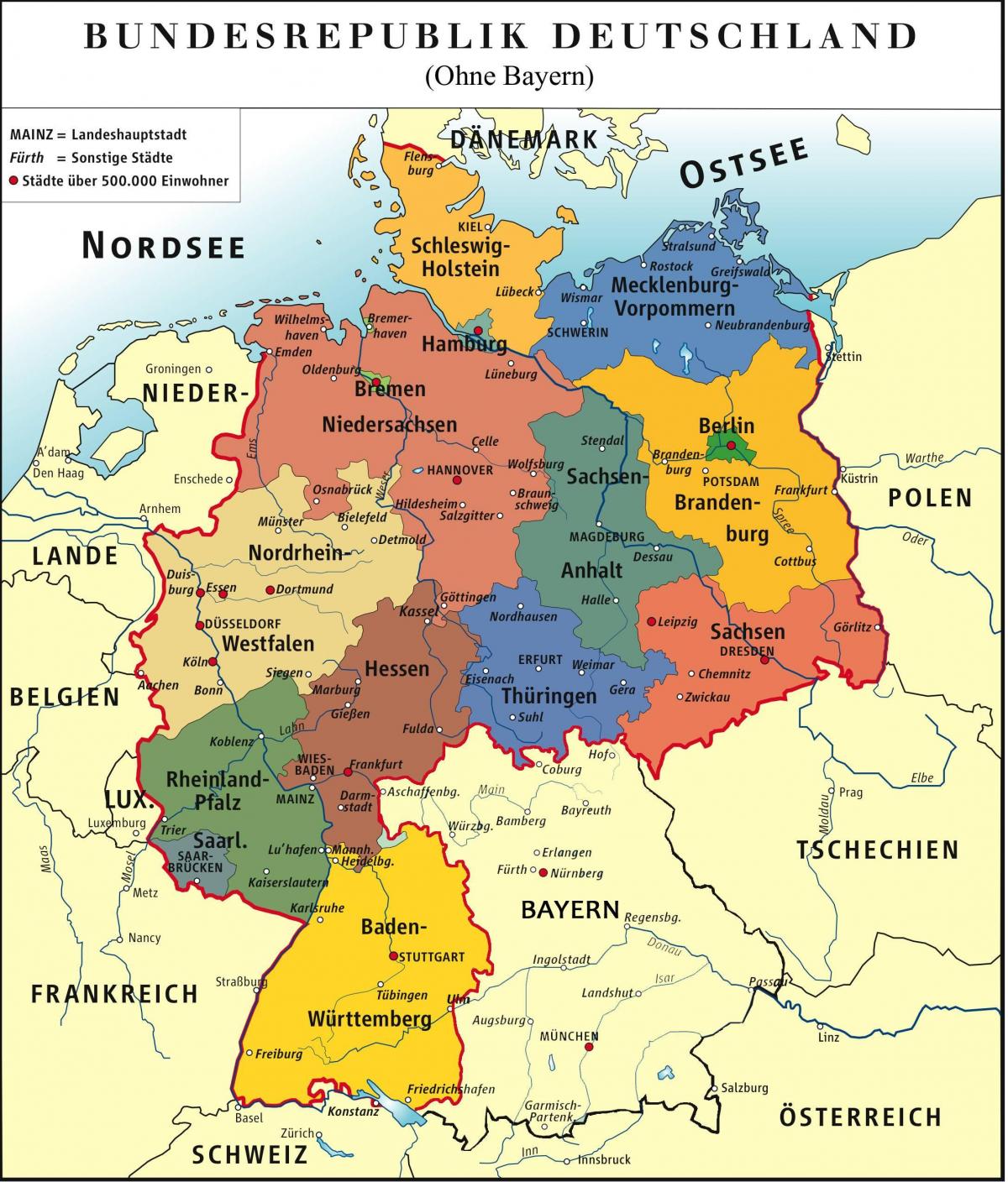 bayern munich map