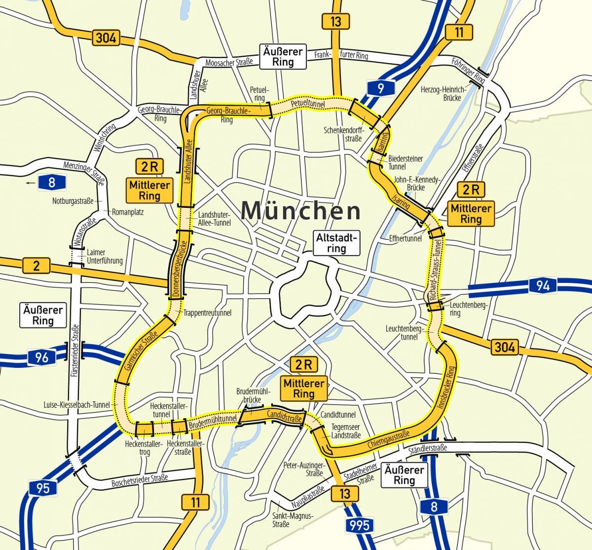 munchen ring map