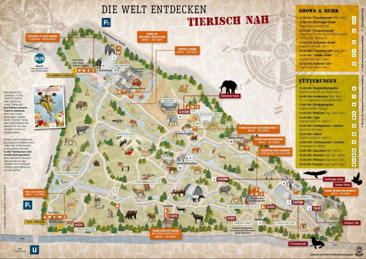 Map of munich zoo