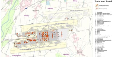 Franz josef strauss airport map