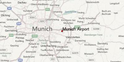 Map of munich and surrounding area