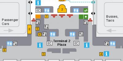 Map of munich airport arrivals