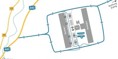 Munich airport car rental map