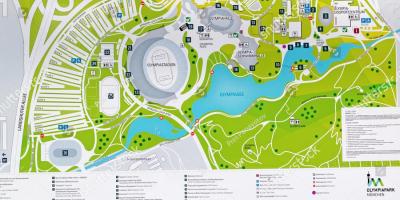 Map of munich olympic park