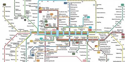 Munchen transport map