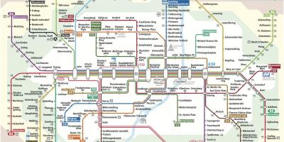 Munich mvg map